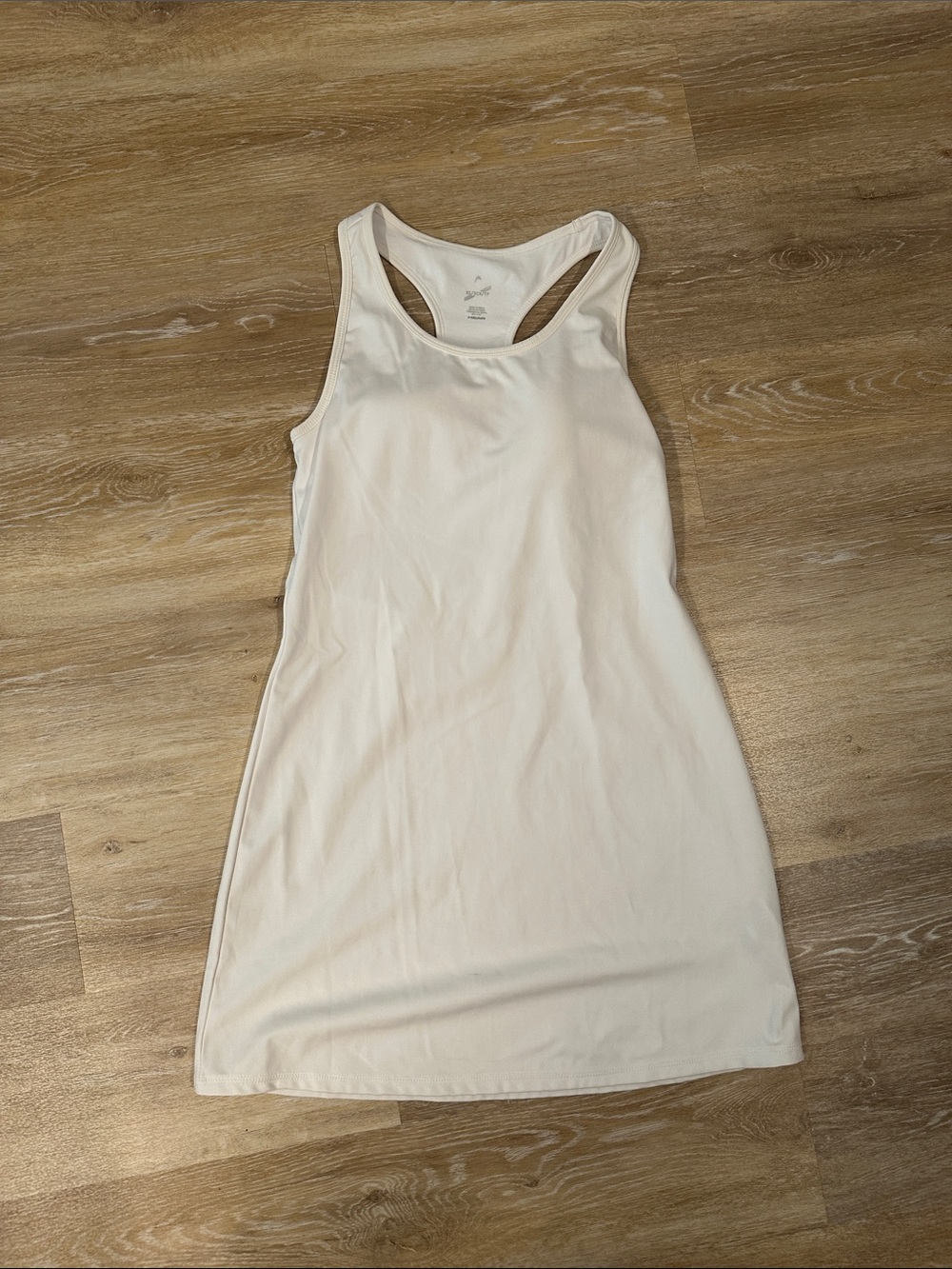 Head White Racerback Tank Dress